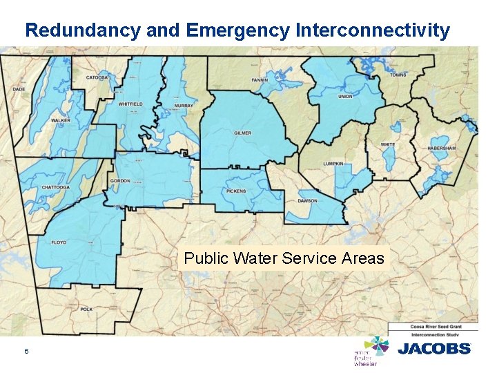 Redundancy and Emergency Interconnectivity Public Water Service Areas 6 