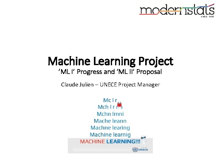 Machine Learning Project ML I Progress and ML