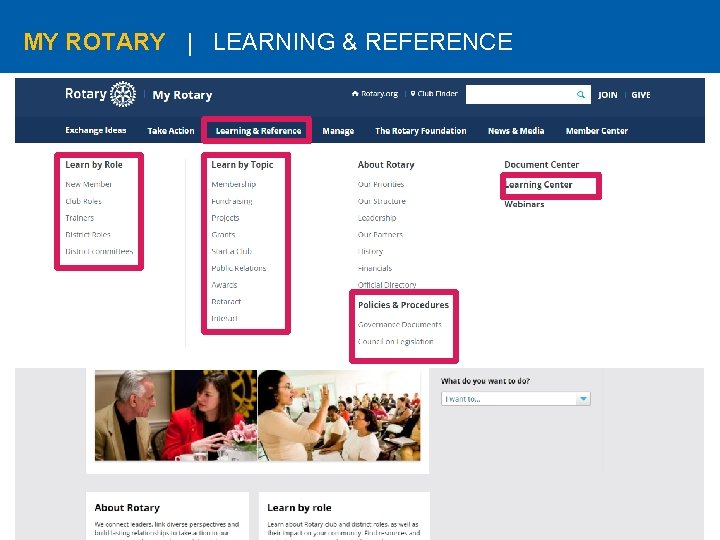 MY ROTARY | LEARNING & REFERENCE 