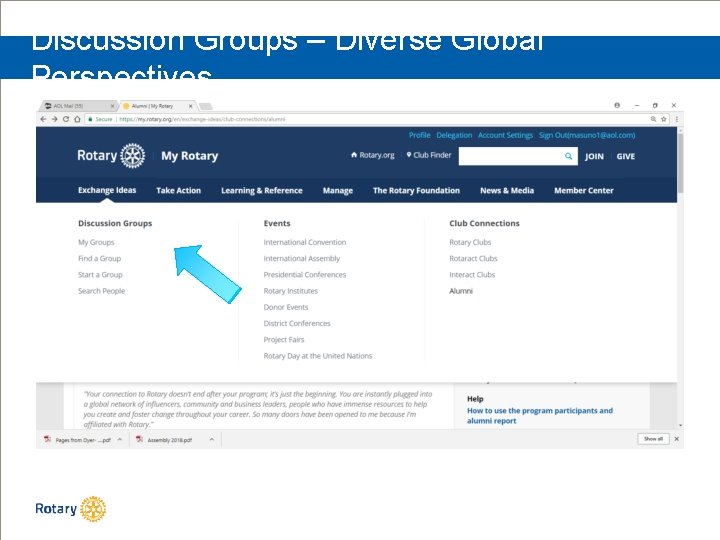 Discussion Groups – Diverse Global Perspectives 