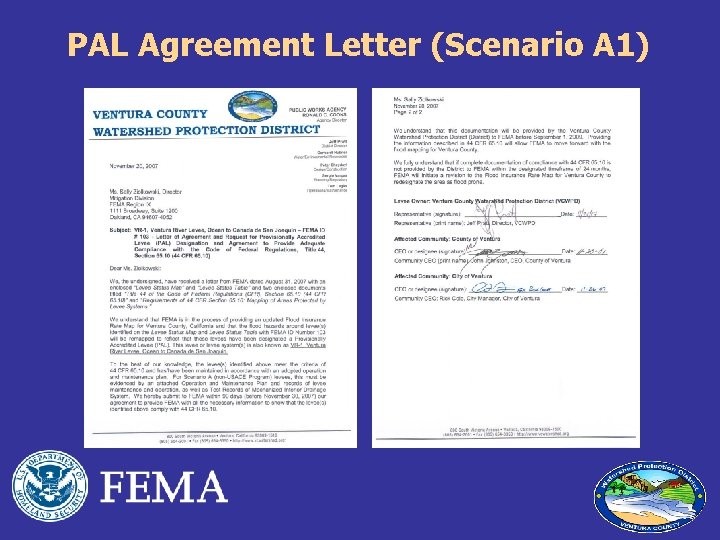 PAL Agreement Letter (Scenario A 1) 