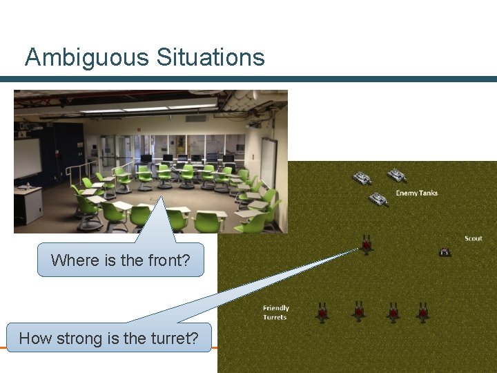 Ambiguous Situations Where is the front? How strong is the turret? PARC | 15 Ambiguous Situations Where is the front? How strong is the turret? PARC | 15