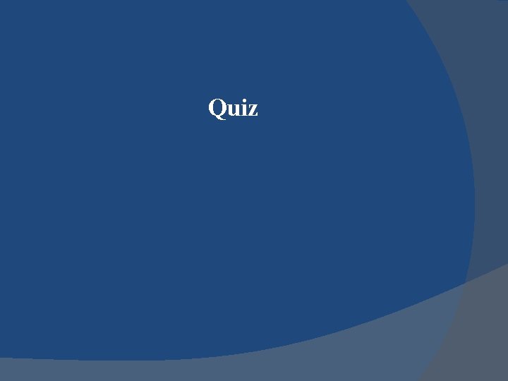 Quiz 