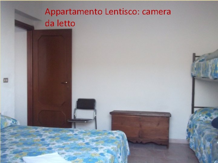 Appartamento Lentisco: camera da letto 