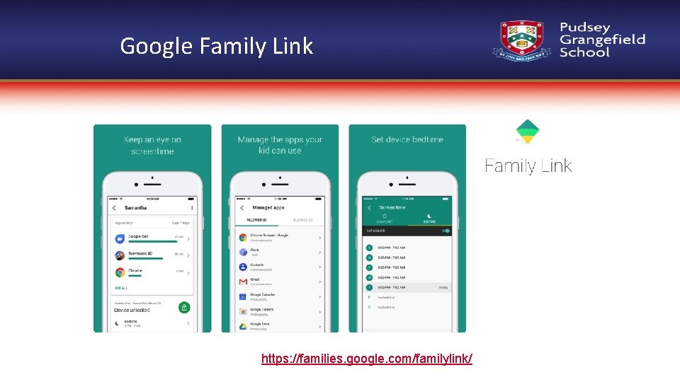 Google Family Link https: //families. google. com/familylink/ 