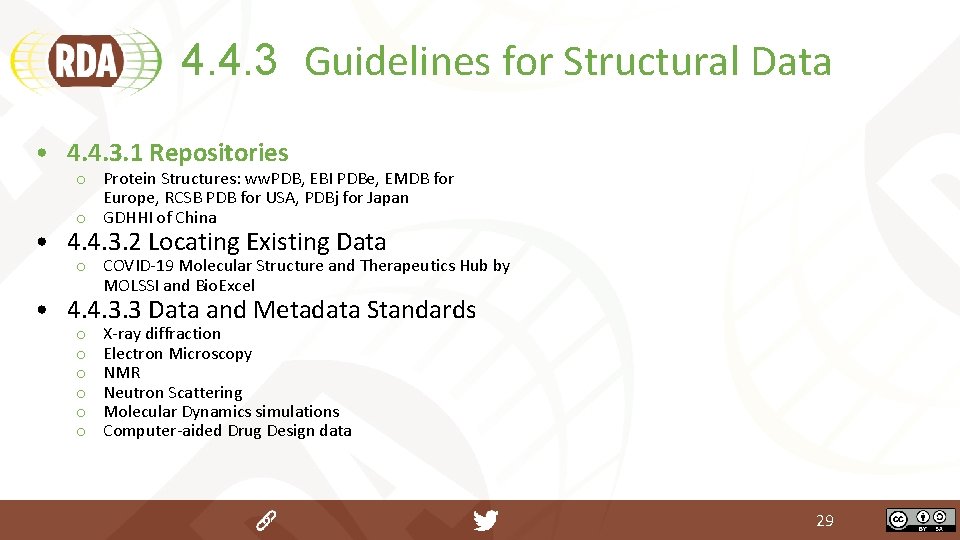 4. 4. 3 Guidelines for Structural Data • 4. 4. 3. 1 Repositories o 4. 4. 3 Guidelines for Structural Data • 4. 4. 3. 1 Repositories o
