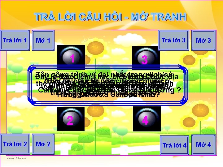 ` Trả lời 1 Trả lời 3 Mở 1 CJHJCALJL; PƠPƠ 1 Mở 3
