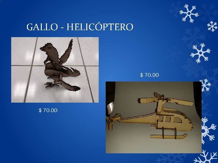 GALLO - HELICÓPTERO 