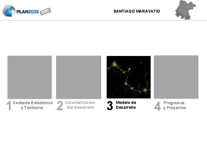 SANTIAGO MARAVATIO 1 Contexto Estadístico y Territorial 2 Caracterización Del Desarrollo 3 Modelo de