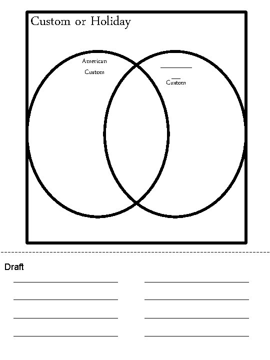 Custom or Holiday American Custom Draft _______ __ Custom 