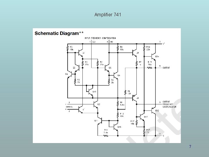 Amplifier 741 7 