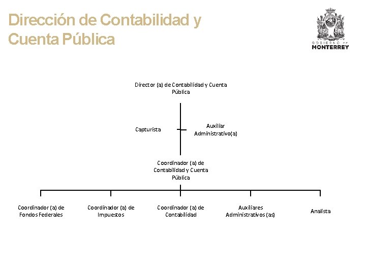 Dirección de Contabilidad y Cuenta Pública Director (a) de Contabilidad y Cuenta Pública Capturista