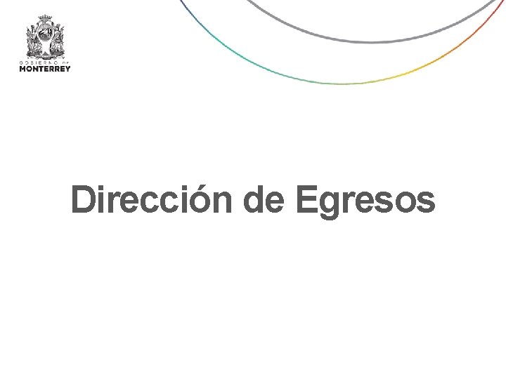 Dirección de Egresos 