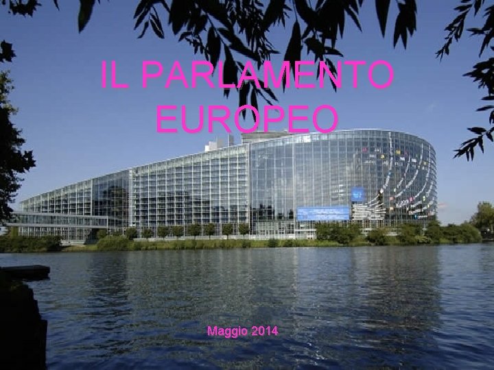 IL PARLAMENTO EUROPEO Maggio 2014 