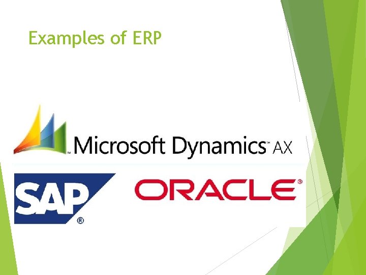 Examples of ERP 