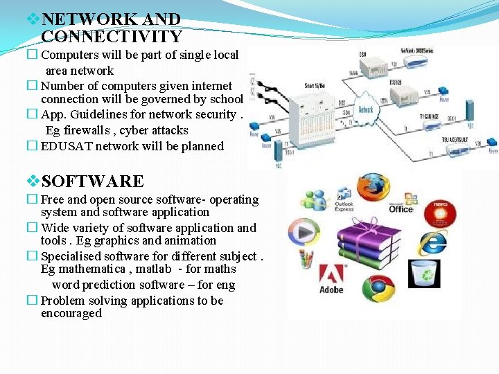 v. NETWORK AND CONNECTIVITY � Computers will be part of single local area network