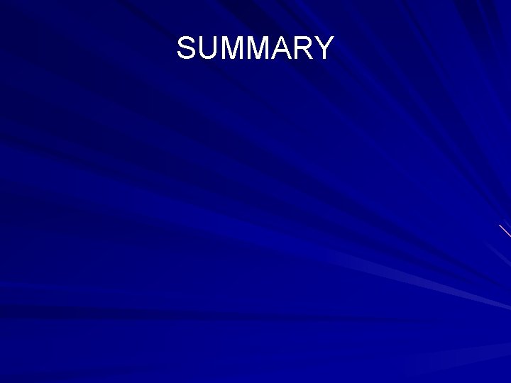SUMMARY 