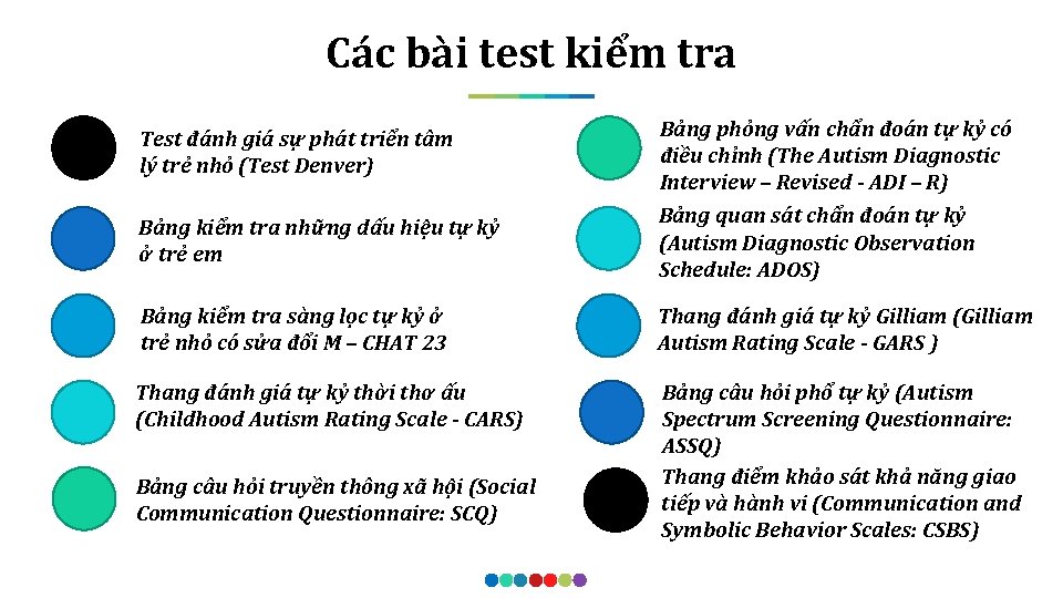 Các bài test kiểm tra Test đánh giá sự phát triển tâm lý trẻ