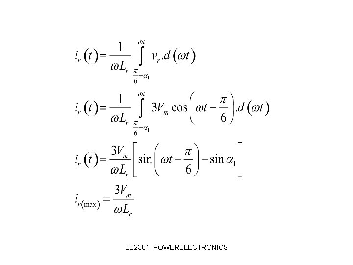 EE 2301 - POWERELECTRONICS 