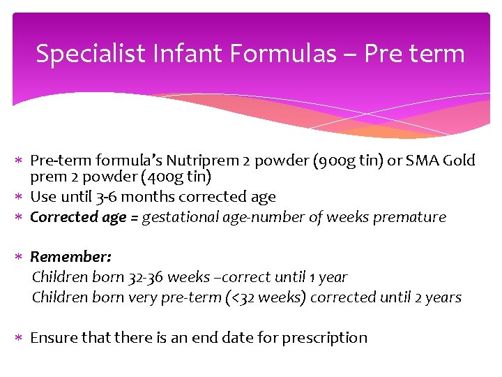 Specialist Infant Formulas – Pre term Pre-term formula’s Nutriprem 2 powder (900 g tin)