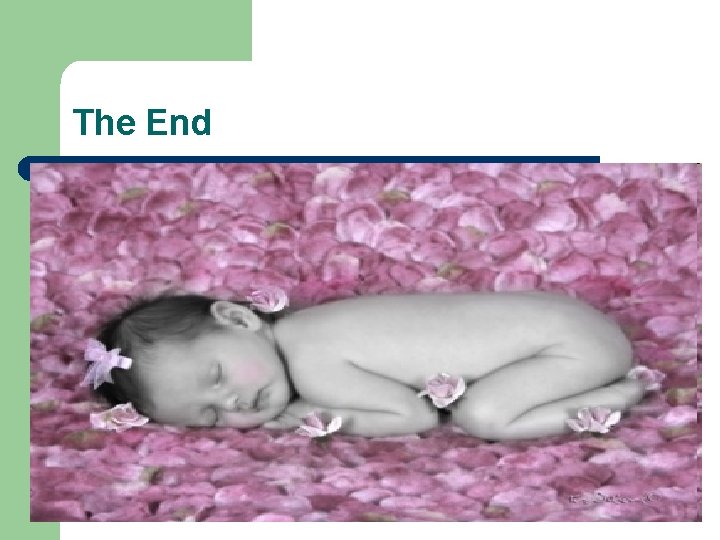The End The End