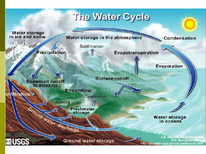The water cycle 