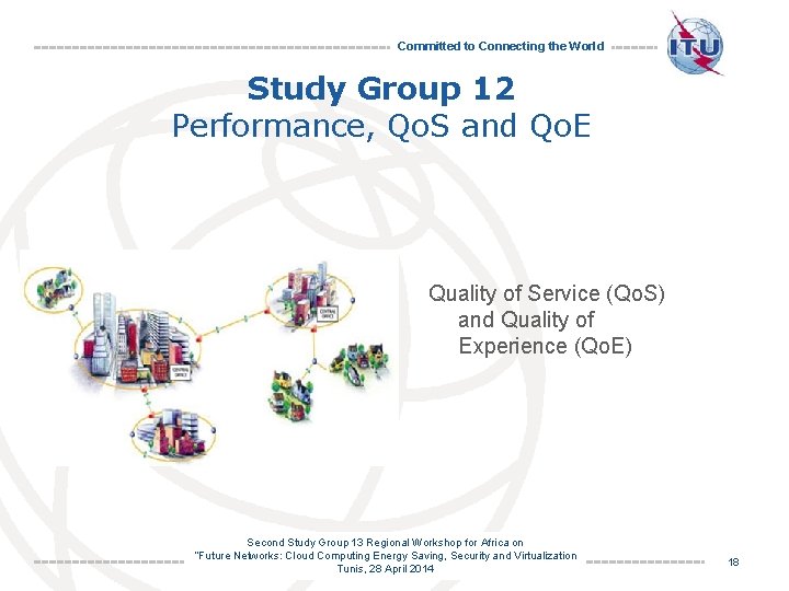 Committed to Connecting the World Study Group 12 Performance, Qo. S and Qo. E