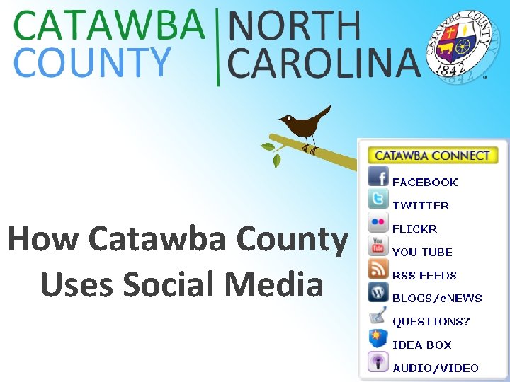 How Catawba County Uses Social Media 