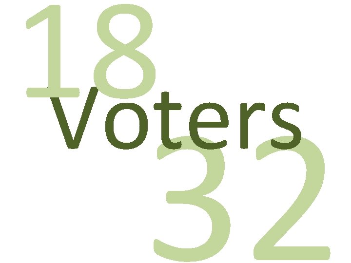 18 Voters 32 
