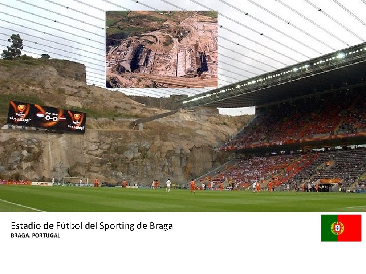 Estadio de Fútbol del Sporting de Braga BRAGA. PORTUGAL 