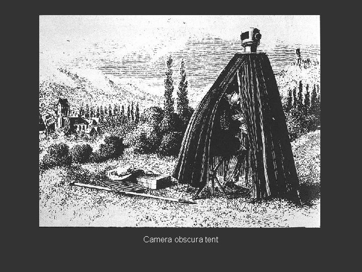 Camera obscura tent 