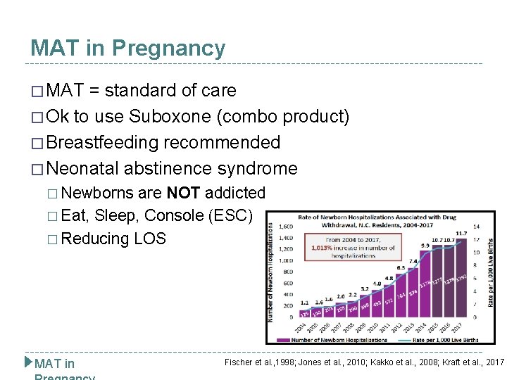 MAT in Pregnancy � MAT = standard of care � Ok to use Suboxone
