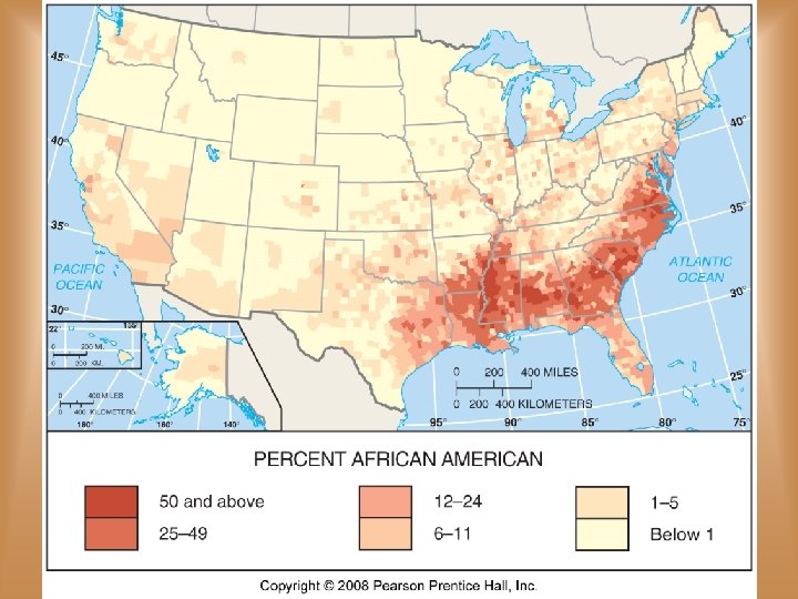 Af-am • Reflects migration to north in early 20 th century 