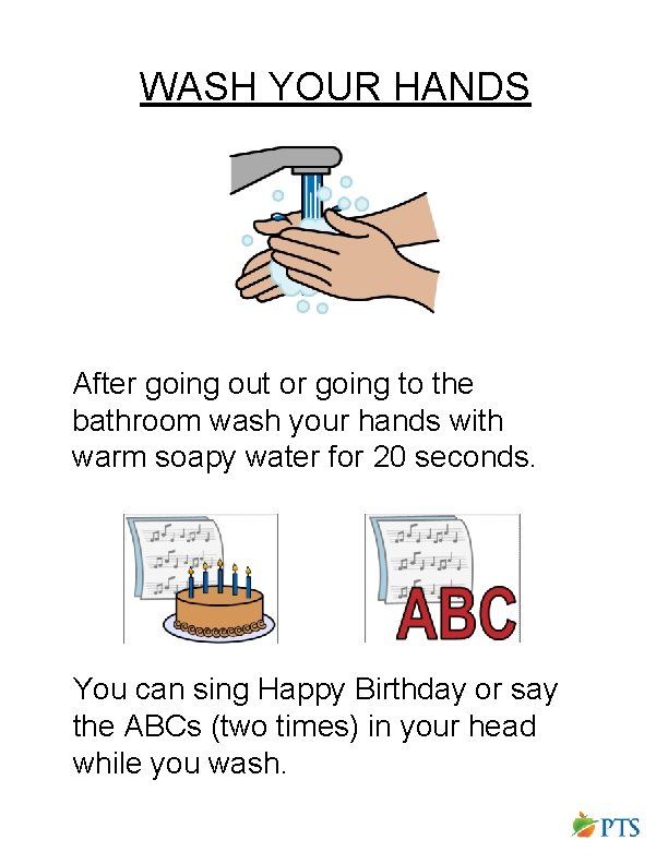 WASH YOUR HANDS After going out or going to the bathroom wash your hands WASH YOUR HANDS After going out or going to the bathroom wash your hands