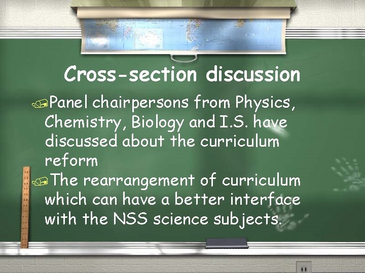 Cross-section discussion /Panel chairpersons from Physics, Chemistry, Biology and I. S. have discussed about