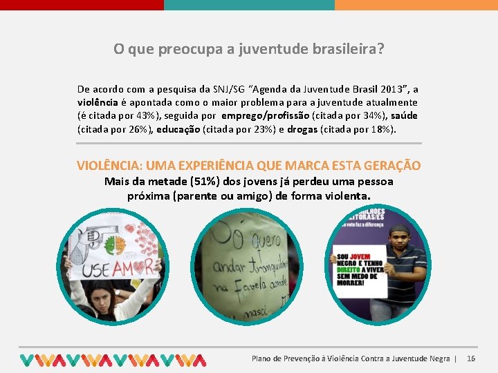 O que preocupa a juventude brasileira? De acordo com a pesquisa da SNJ/SG “Agenda