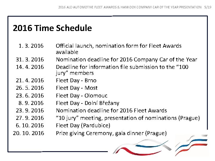 2016 ALD AUTOMOTIVE FLEET AWARDS & HANKOOK COMPANY CAR OF THE YEAR PRESENTATION 5/19
