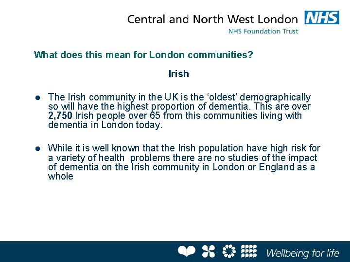 What does this mean for London communities? Irish l The Irish community in the