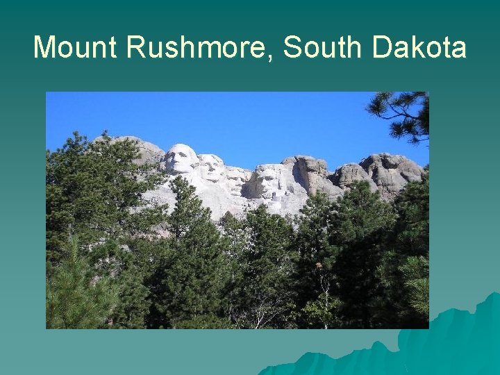 Mount Rushmore, South Dakota 