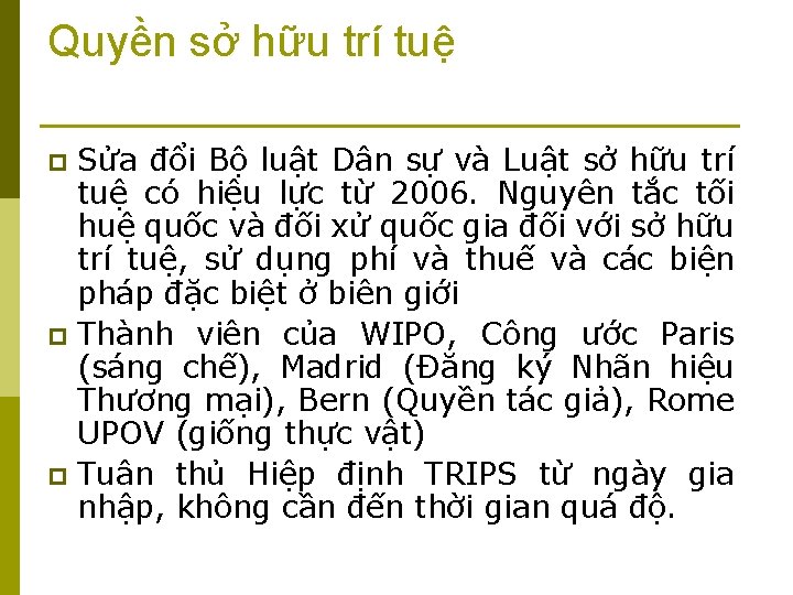 Quyền sở hữu trí tuệ Sửa đổi Bộ luật Dân sự và Luật sở