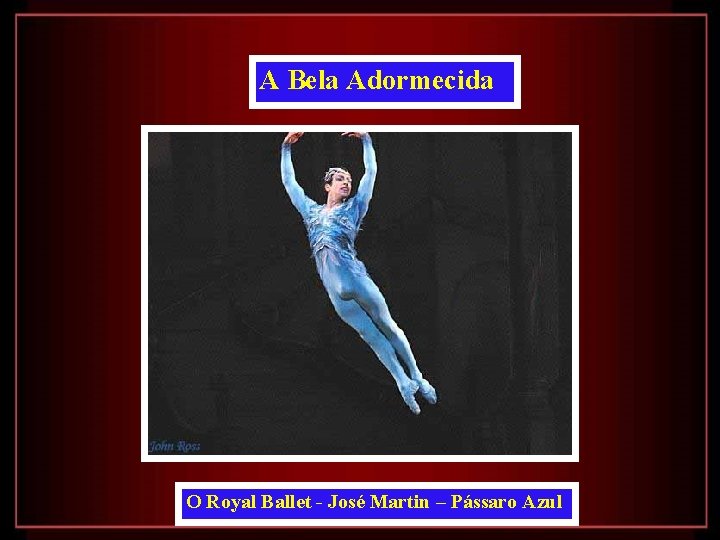 A Bela Adormecida O Royal Ballet - José Martin – Pássaro Azul 