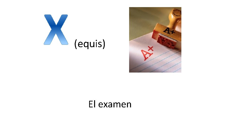 (equis) El examen 