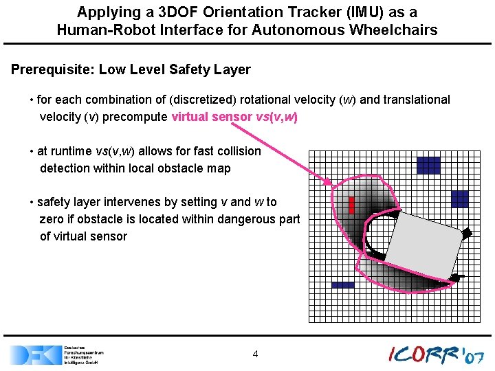 Applying a 3 DOF Orientation Tracker (IMU) as a Human-Robot Interface for Autonomous Wheelchairs