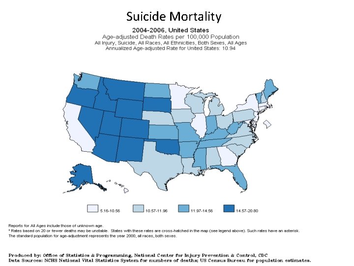 Suicide Mortality 