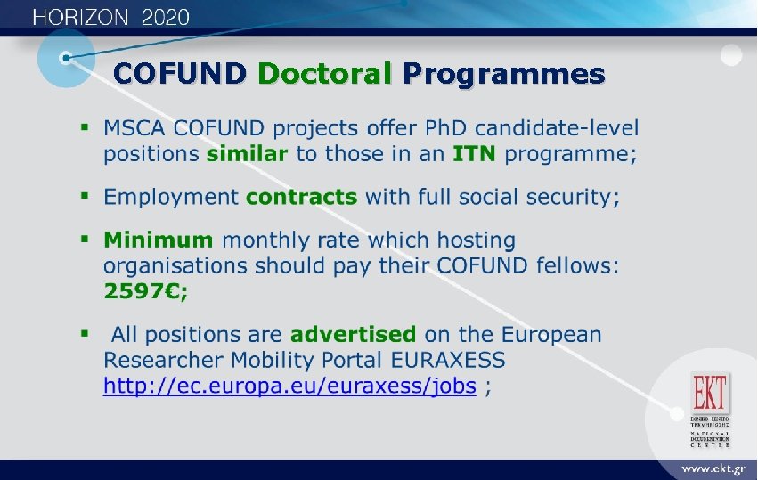 COFUND Doctoral Programmes 