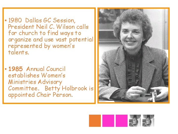  • 1980 Dallas GC Session, President Neil C. Wilson calls for church to
