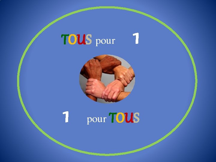TOUS pour 1 1 pour TOUS 