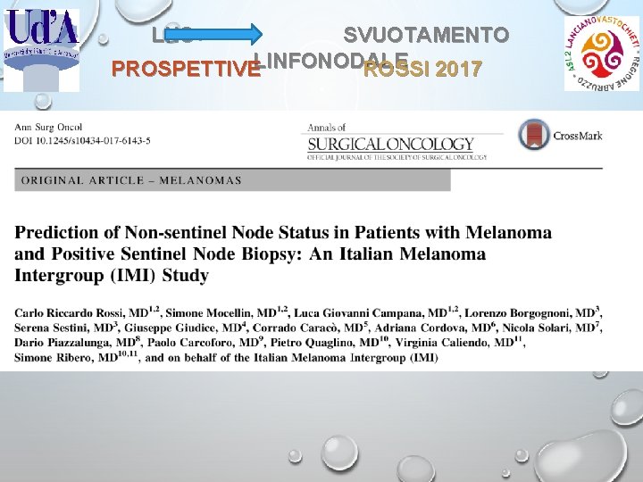 LNS+ SVUOTAMENTO PROSPETTIVELINFONODALE ROSSI 2017 