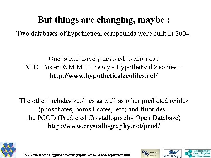 But things are changing, maybe : Two databases of hypothetical compounds were built in