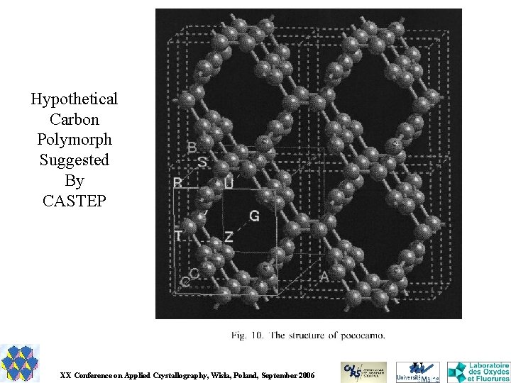 Hypothetical Carbon Polymorph Suggested By CASTEP XX Conference on Applied Crystallography, Wisla, Poland, September